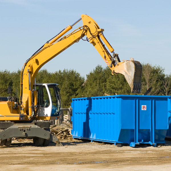 are there any restrictions on where a residential dumpster can be placed in Grubbs Arkansas